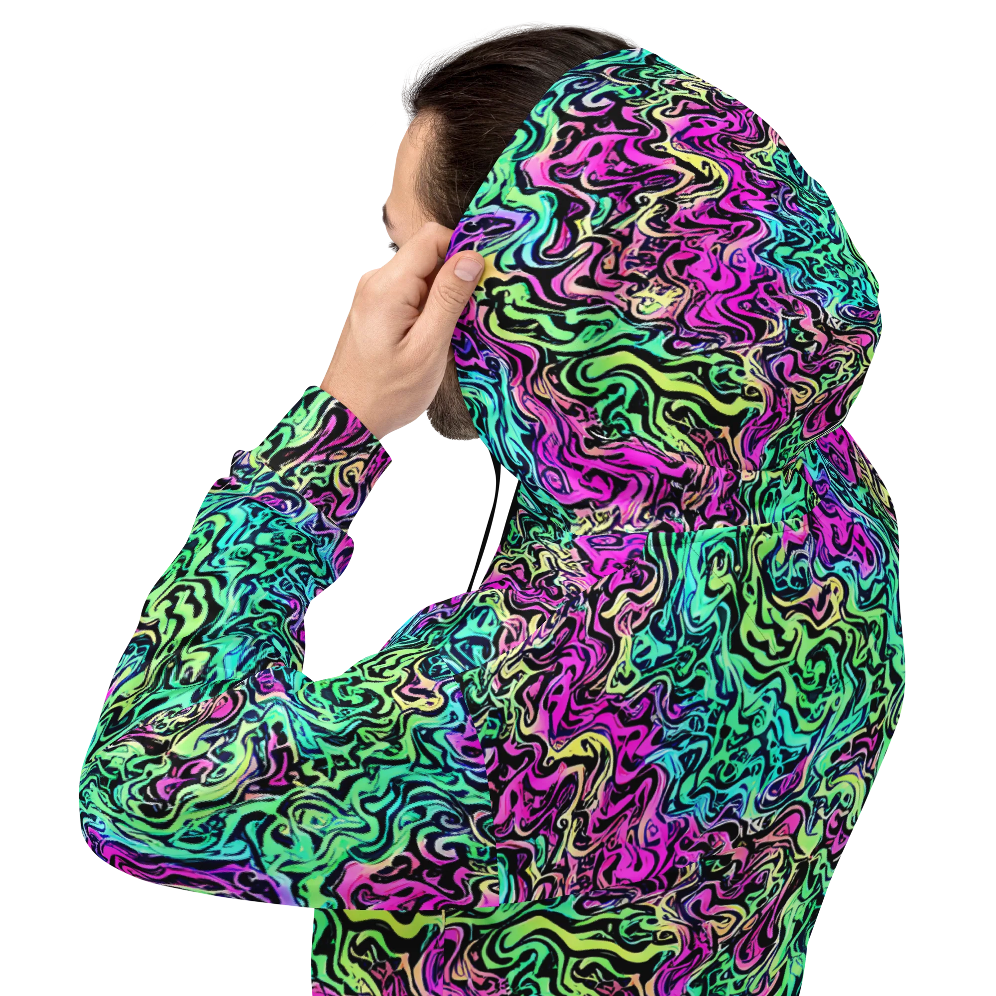Color Shock on Hoodie — Back