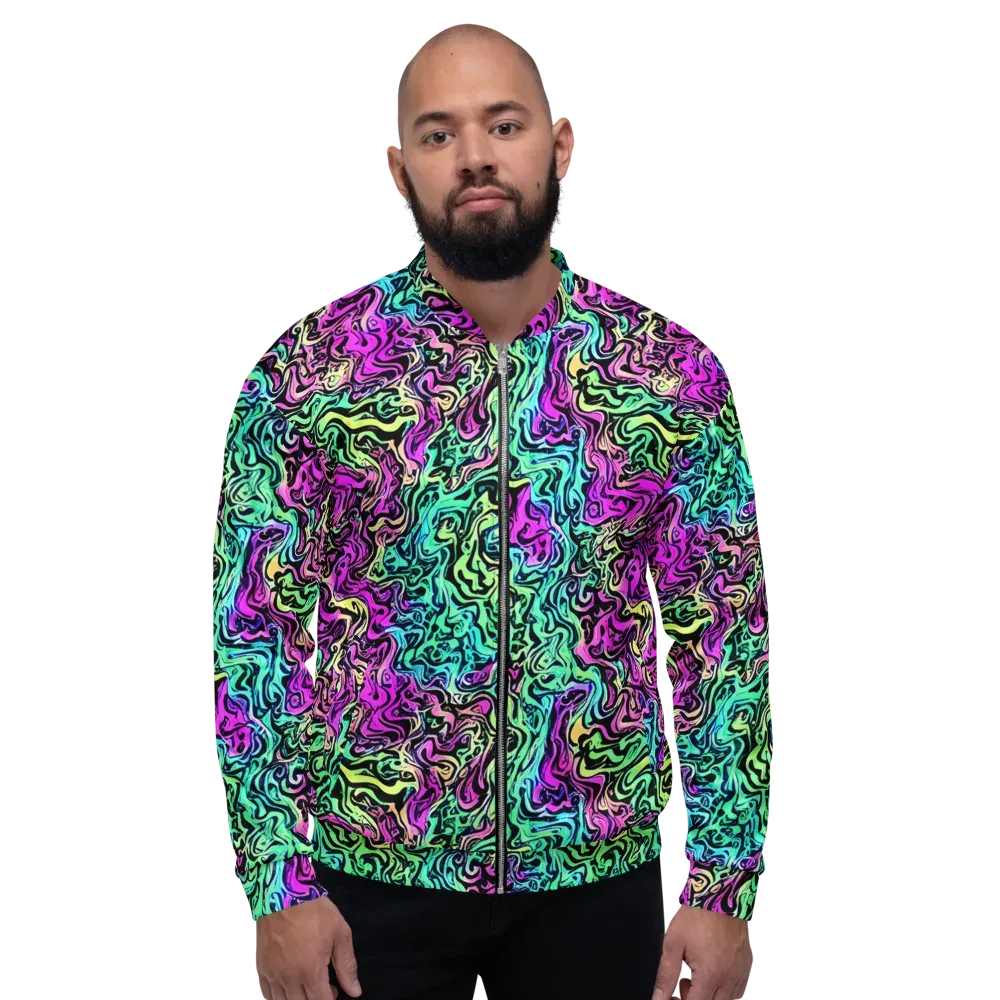 Color Shock on Bomber Jacket — Front