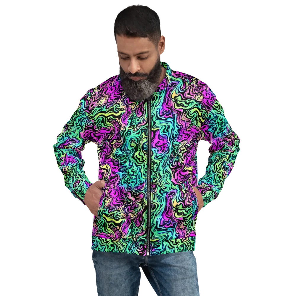 Color Shock on Bomber Jacket — Front