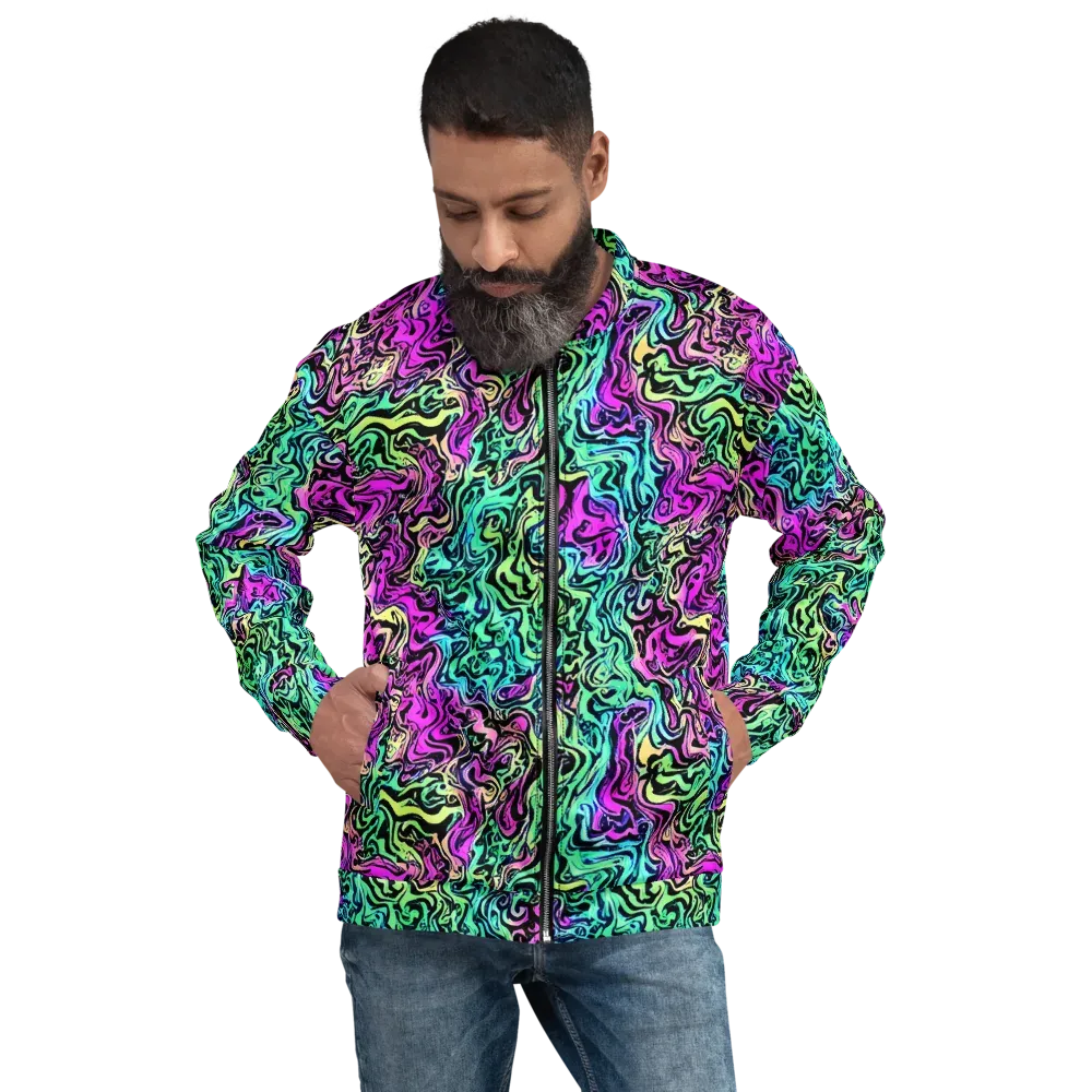 Color Shock on Bomber Jacket — Front