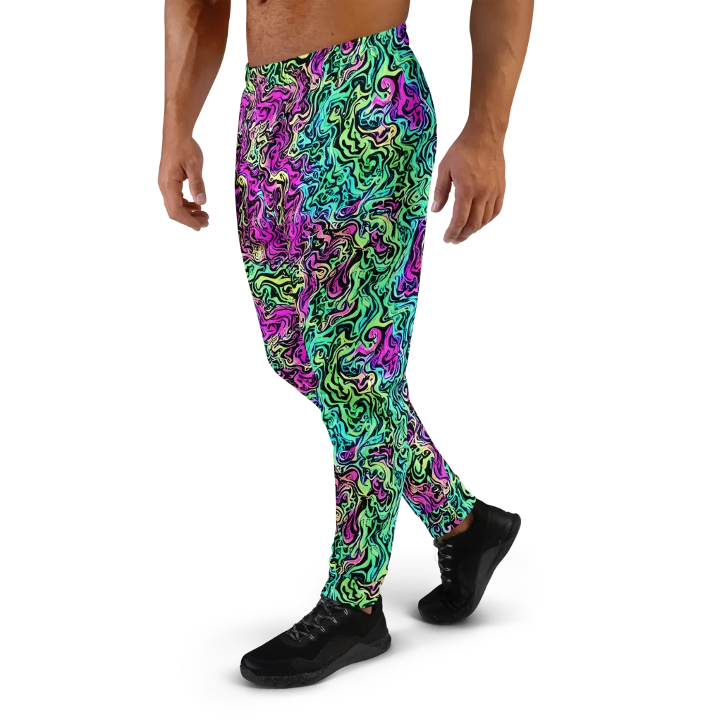 Color Shock on Men's Joggers — Left
