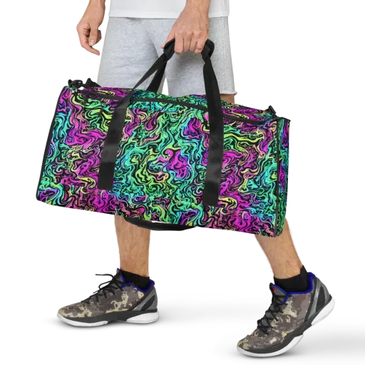 Color Shock on a Duffle Bag