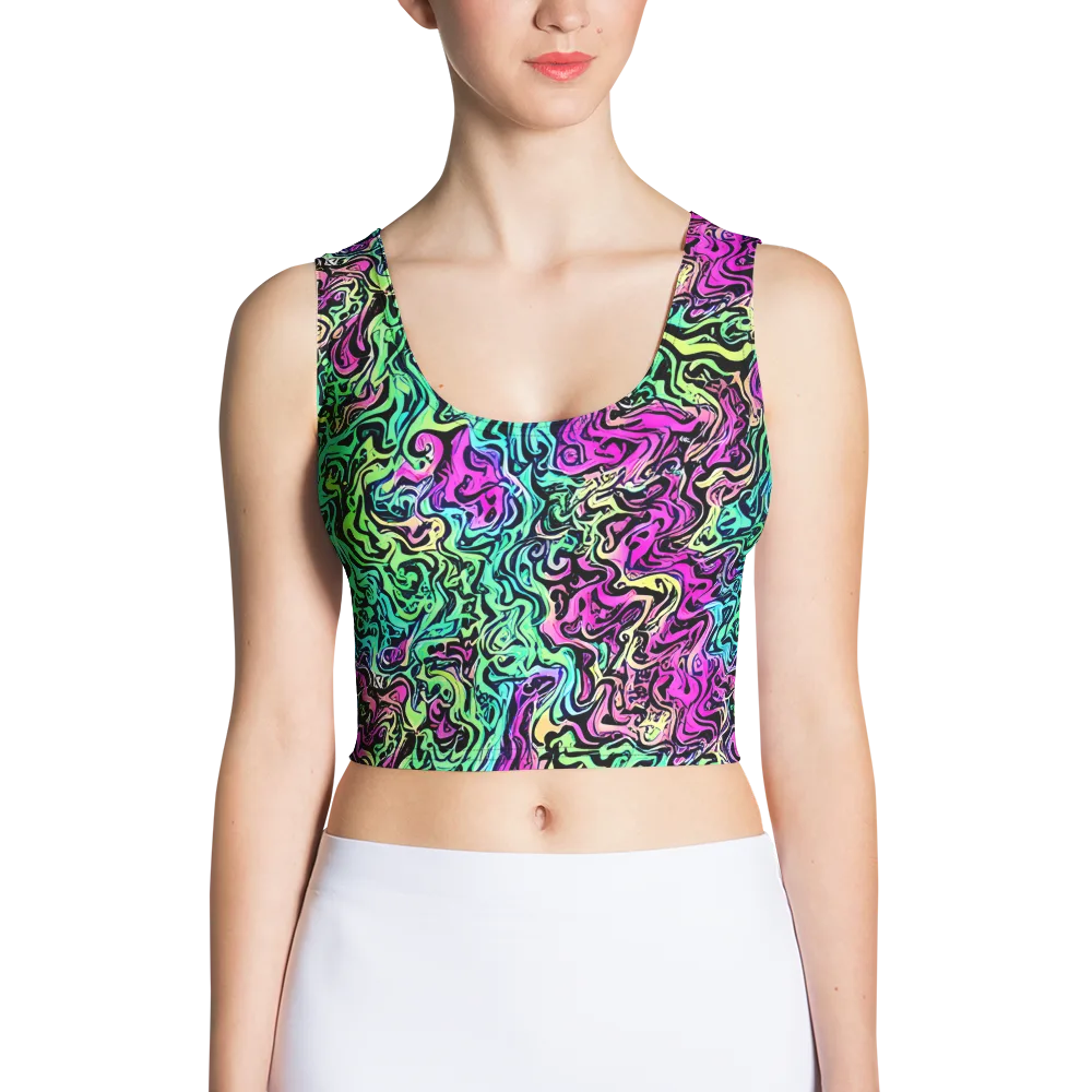 Color Shock on Crop Top — Front