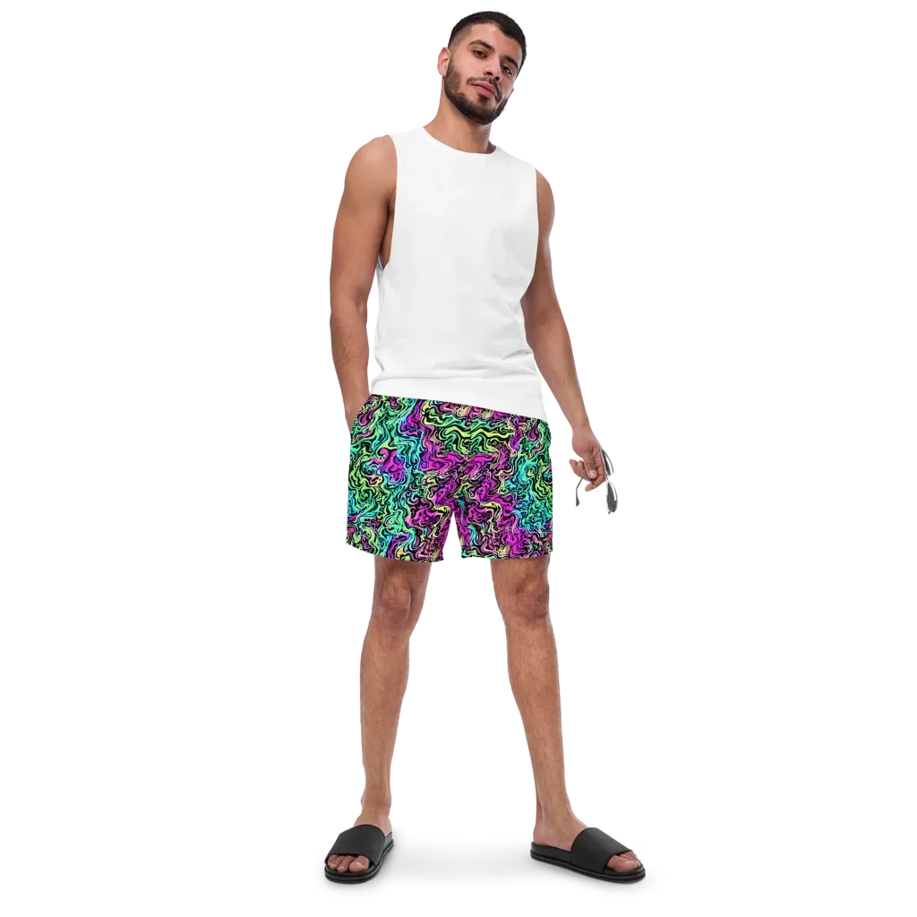 Color Shock on Swim Trunks — Front