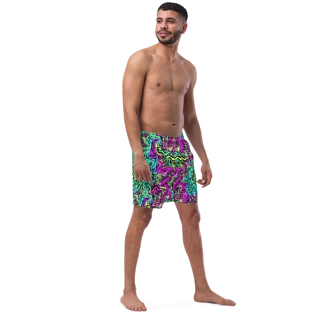 Color Shock on Swim Trunks — Right Front