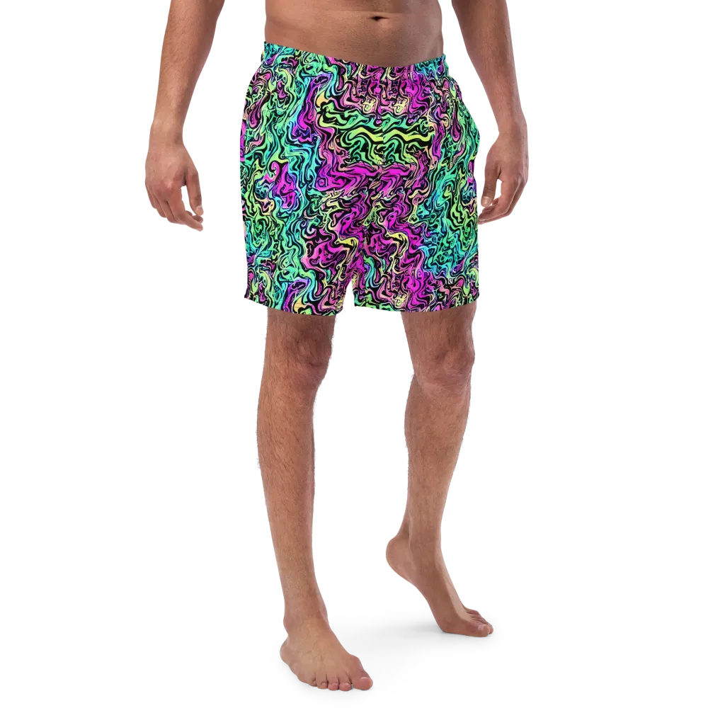 Color Shock on Swim Trunks — Front