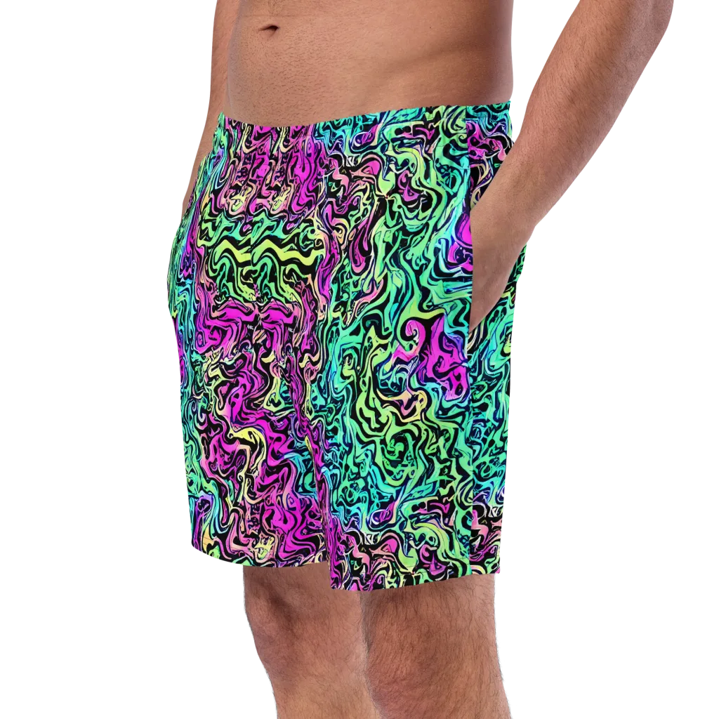 Color Shock on Swim Trunks — Left Front