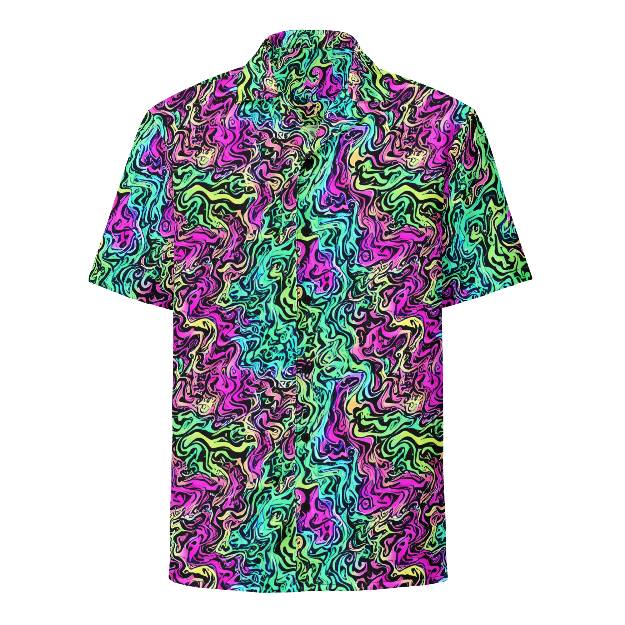 Color Shock on Button Shirt — Front