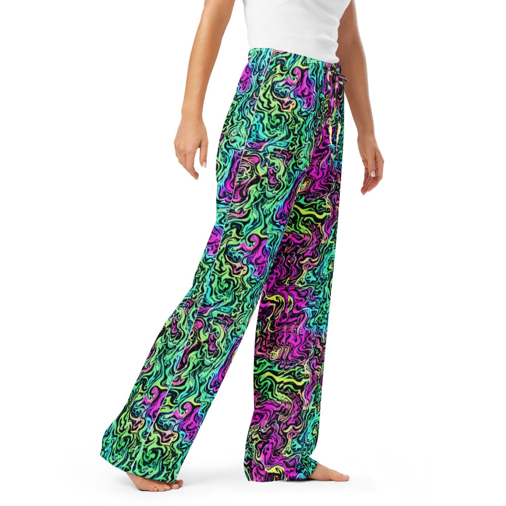 Color Shock on Women's Pajama Pants — Right Front