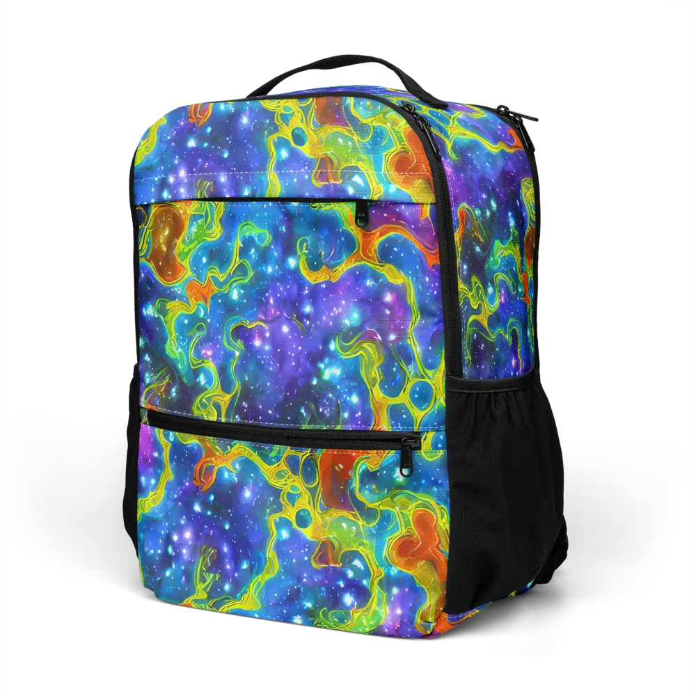 Starfire Maze on Utility Backpack — Left Front