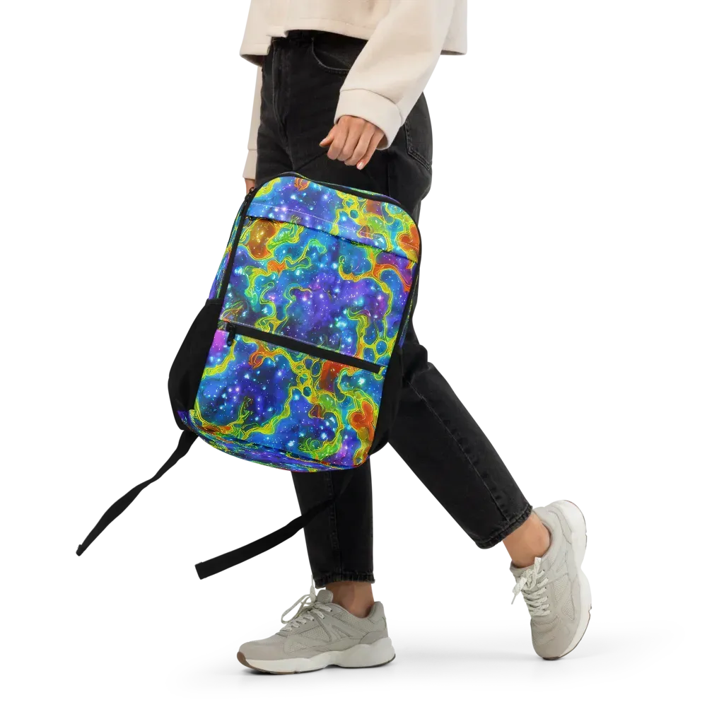 Starfire Maze on Utility Backpack — Front