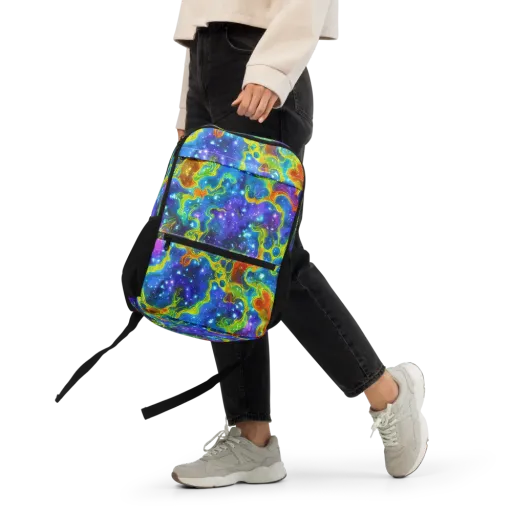 Starfire Maze on a Utility Backpack