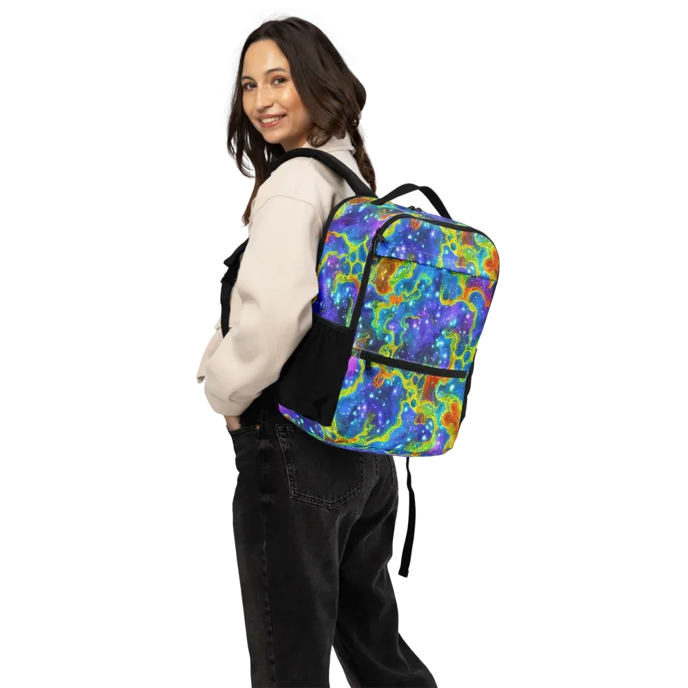 Starfire Maze on Utility Backpack — Back
