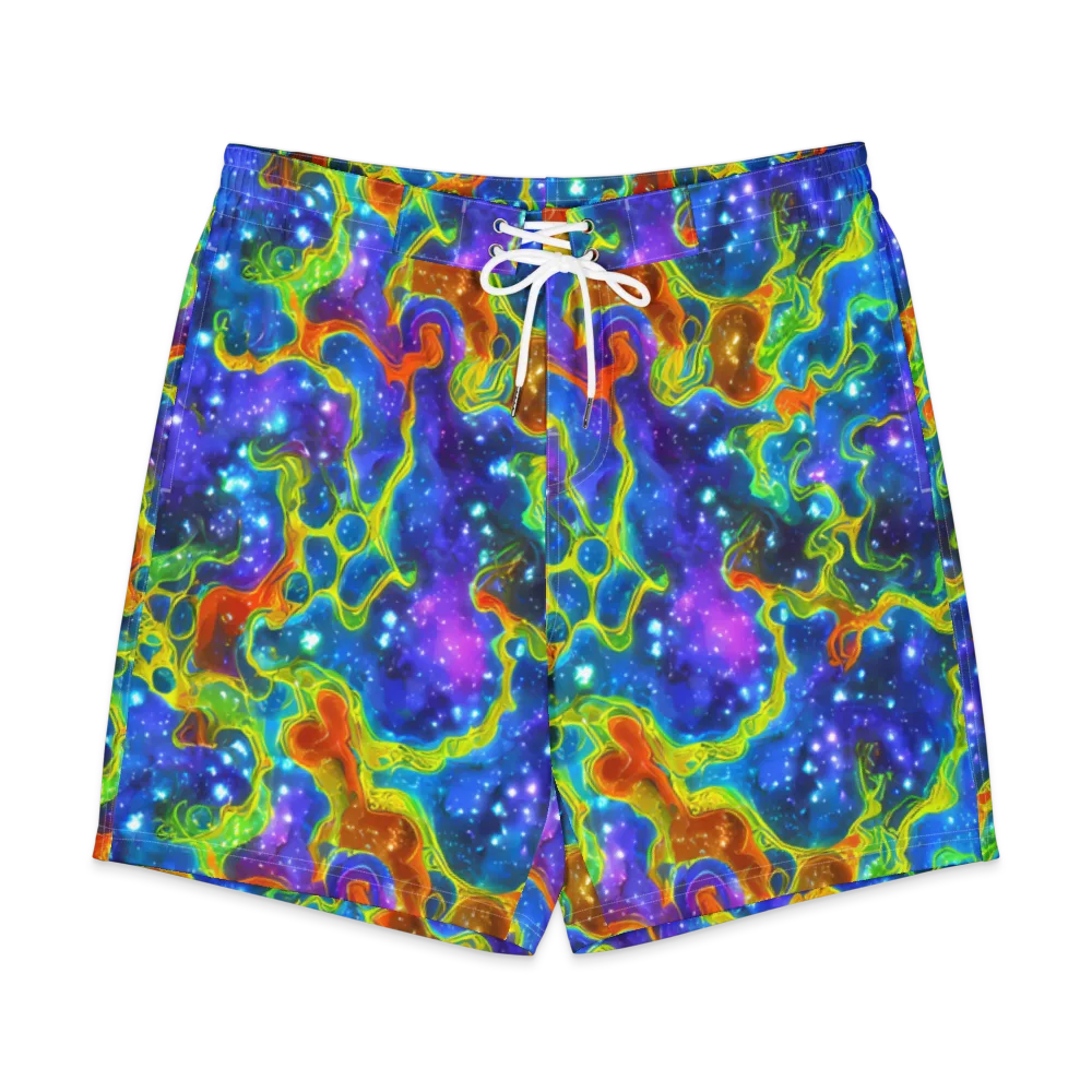 Starfire Maze on Men's Board Shorts — Front
