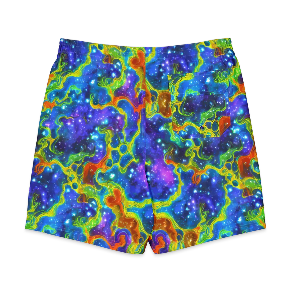 Starfire Maze on Men's Board Shorts — Back