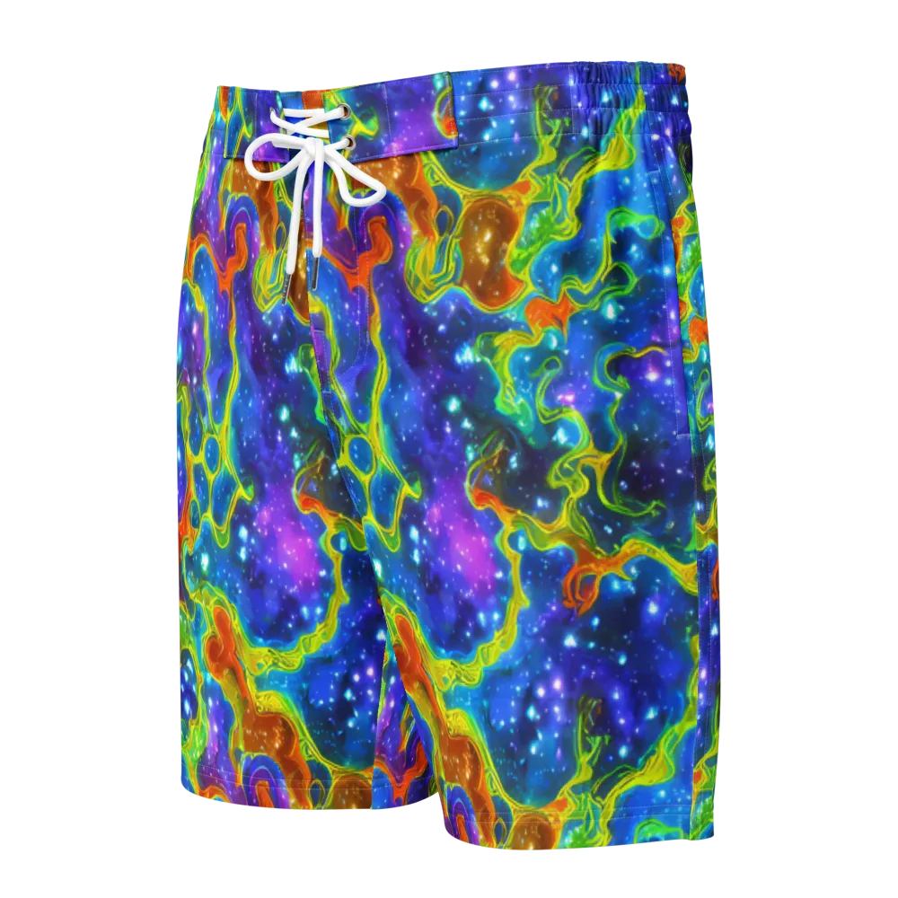 Starfire Maze on Men's Board Shorts — Front