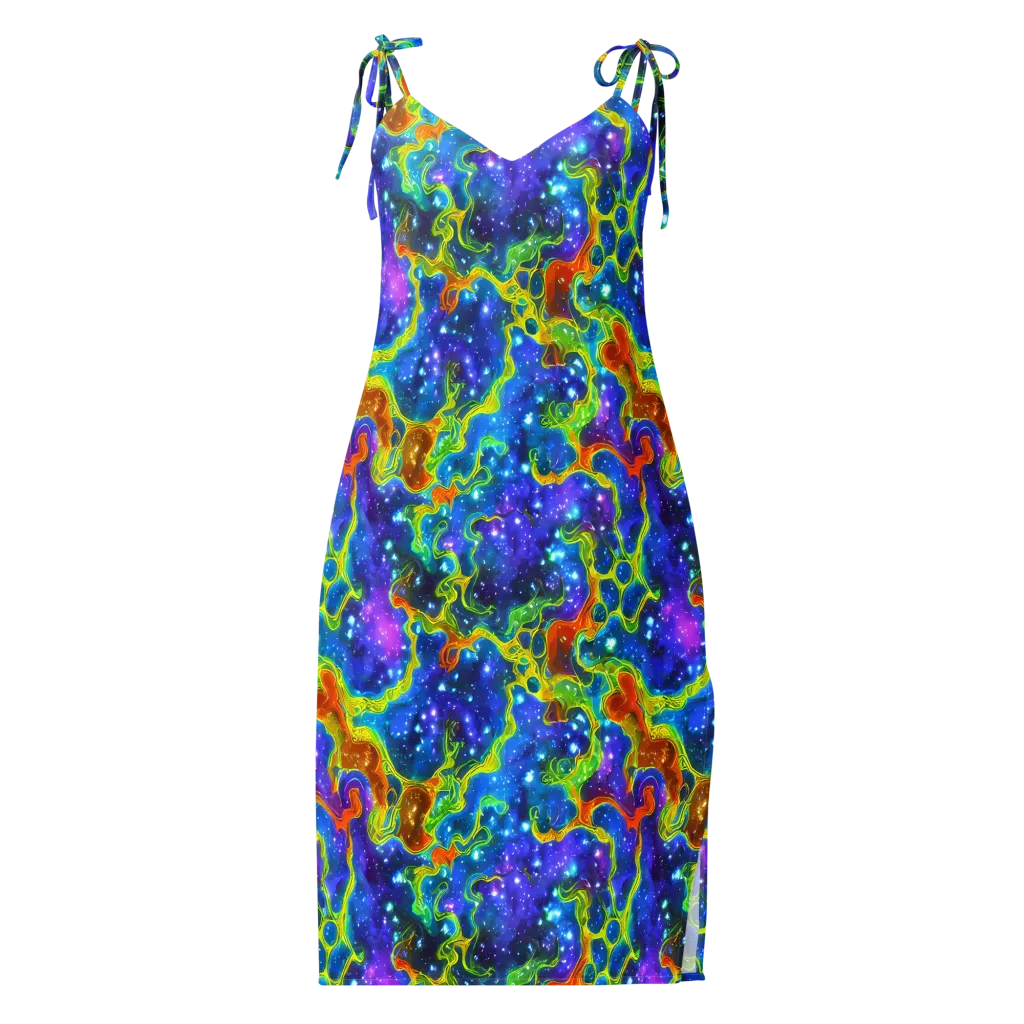 Starfire Maze on Slip Dress — Front