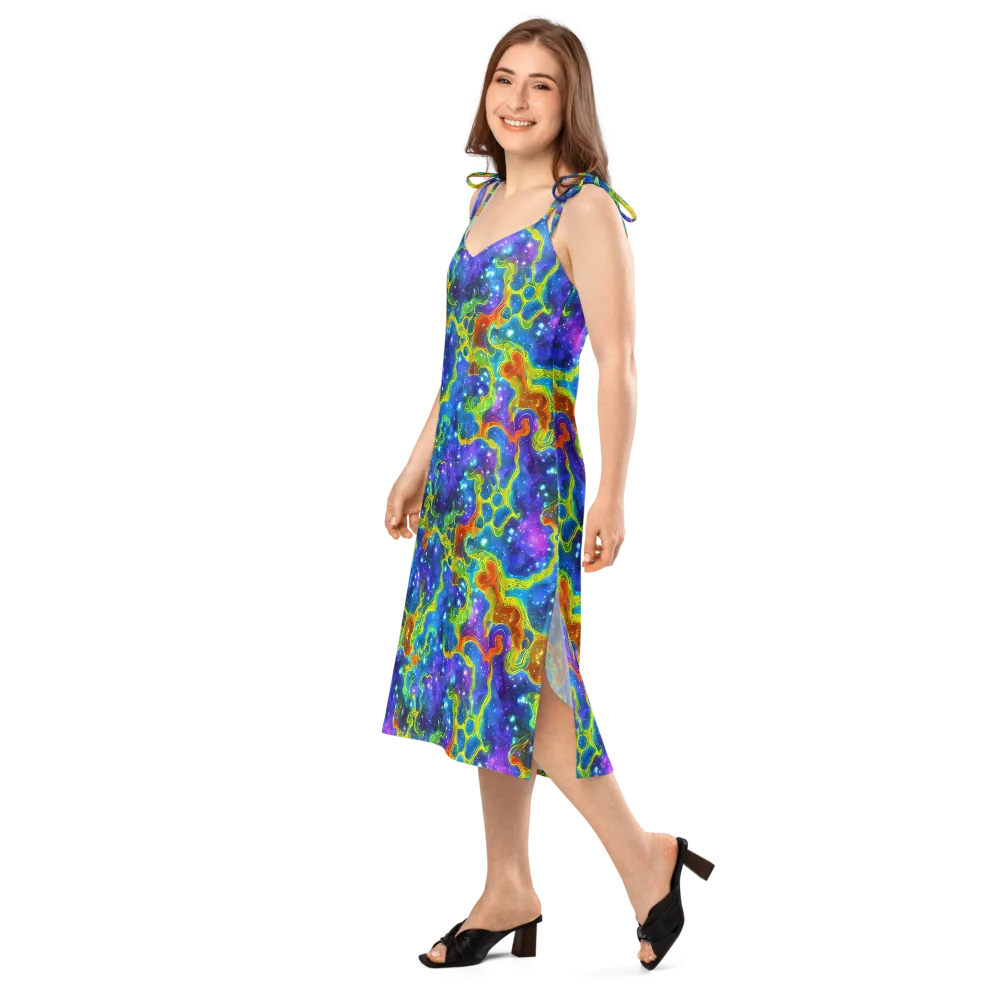 Starfire Maze on Slip Dress — Left Front