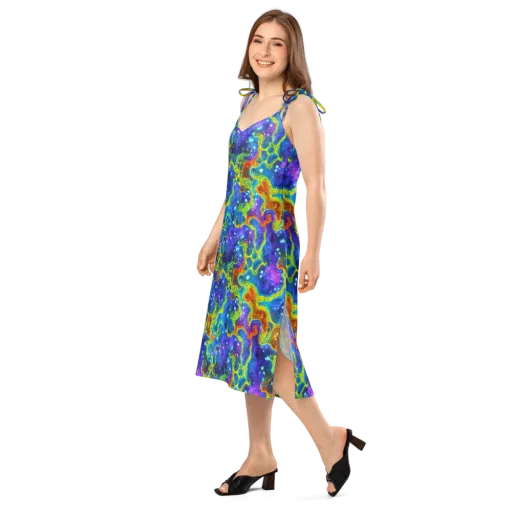 Starfire Maze on a Slip Dress