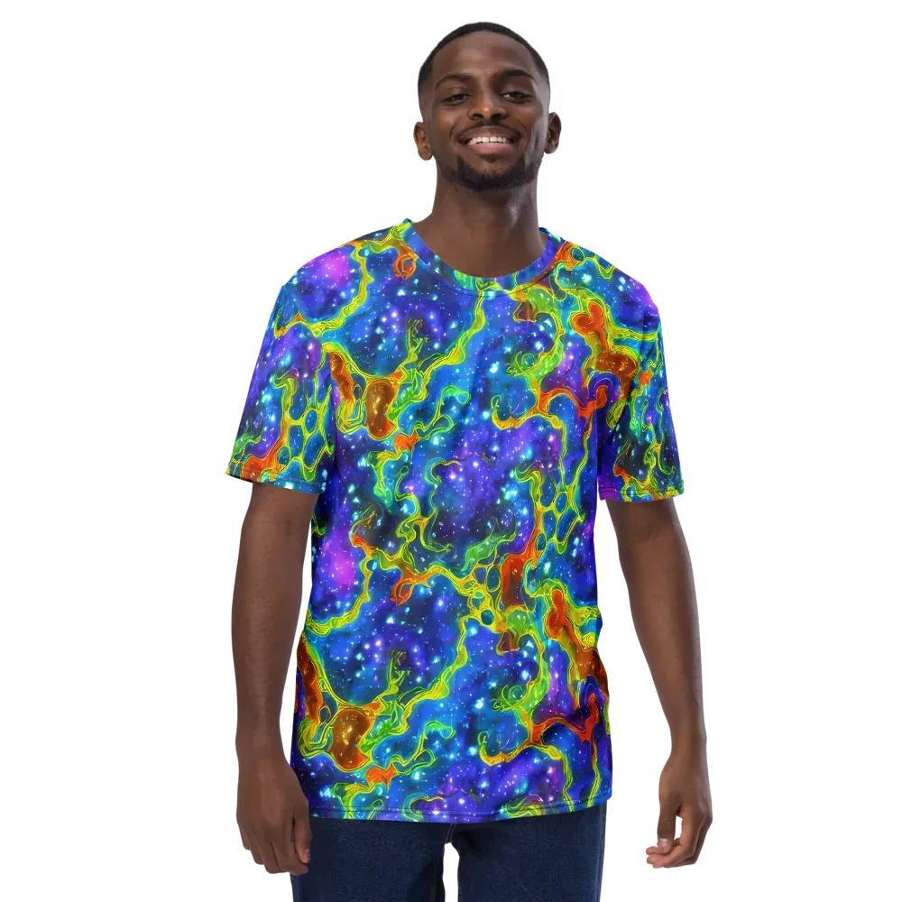 Starfire Maze on Men's Crew Neck T-Shirt — Front