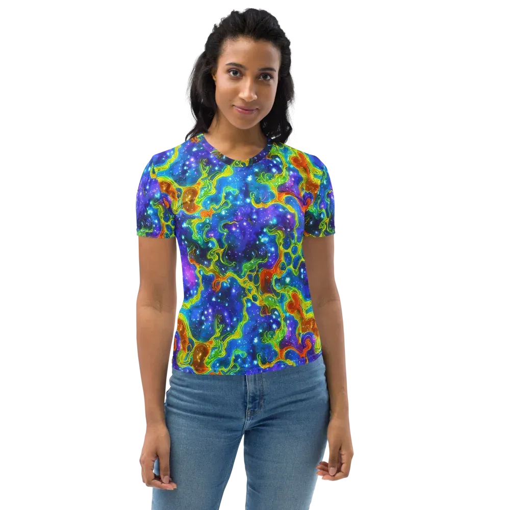 Starfire Maze on Women's Crew Neck T-Shirt — Front