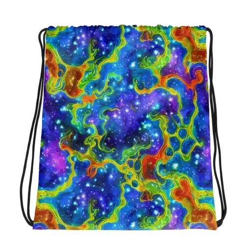Starfire Maze on a Drawstring Bag