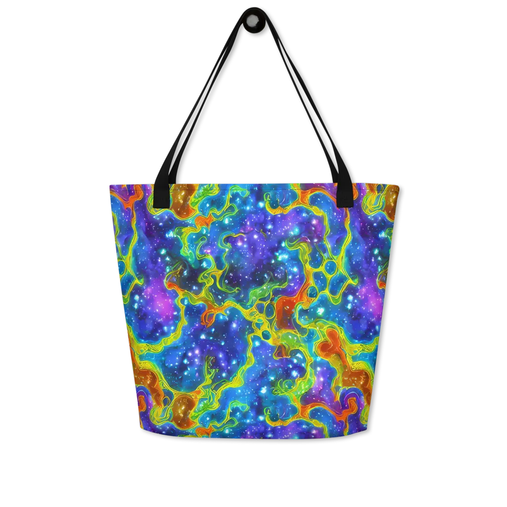 Starfire Maze on Large Tote Bag W/ Pocket — Front