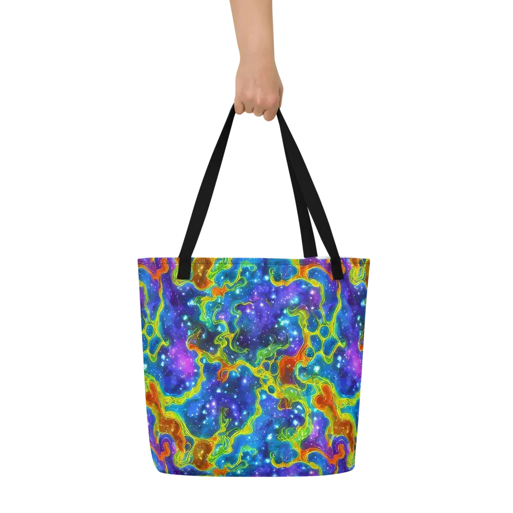 Starfire Maze on Large Tote Bag W/ Pocket — Front