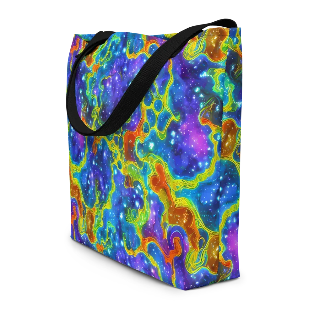 Starfire Maze on Large Tote Bag W/ Pocket — Front