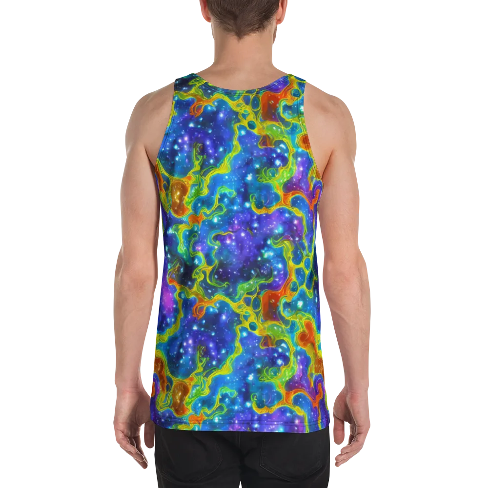 Starfire Maze on Men's Tank Top — Back
