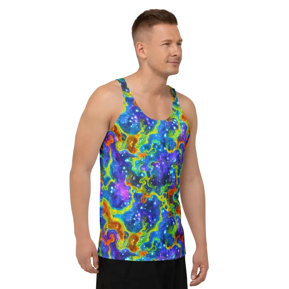 Starfire Maze on Men's Tank Top — Right Front