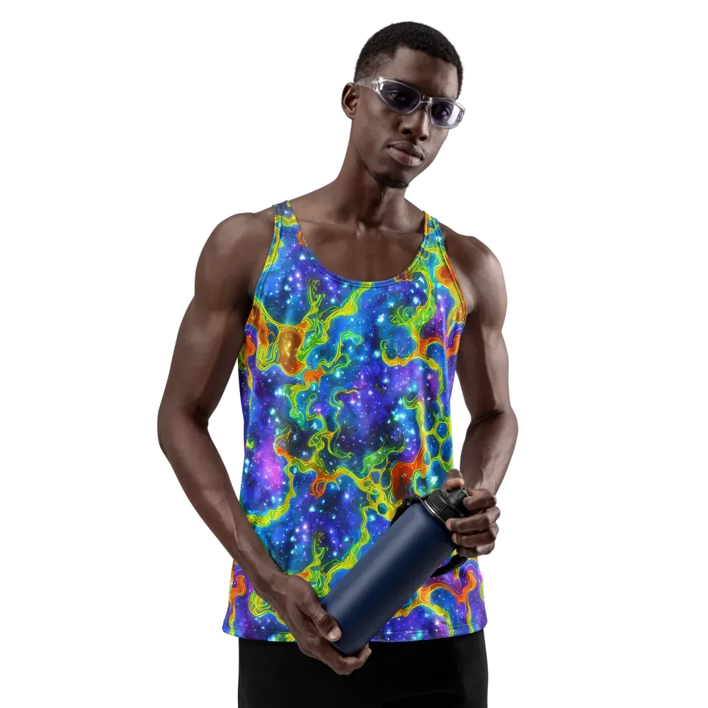 Starfire Maze on Men's Tank Top — Front