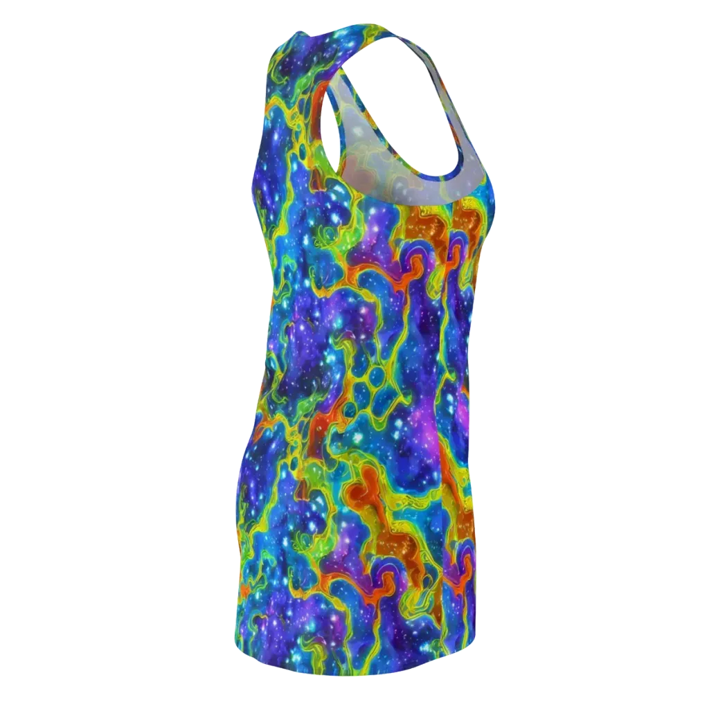 Starfire Maze on Racerback Dress — Back Side