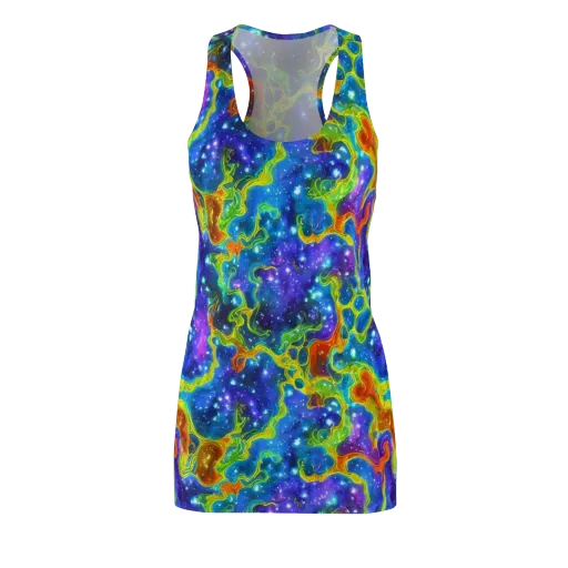 Starfire Maze on a Racerback Dress