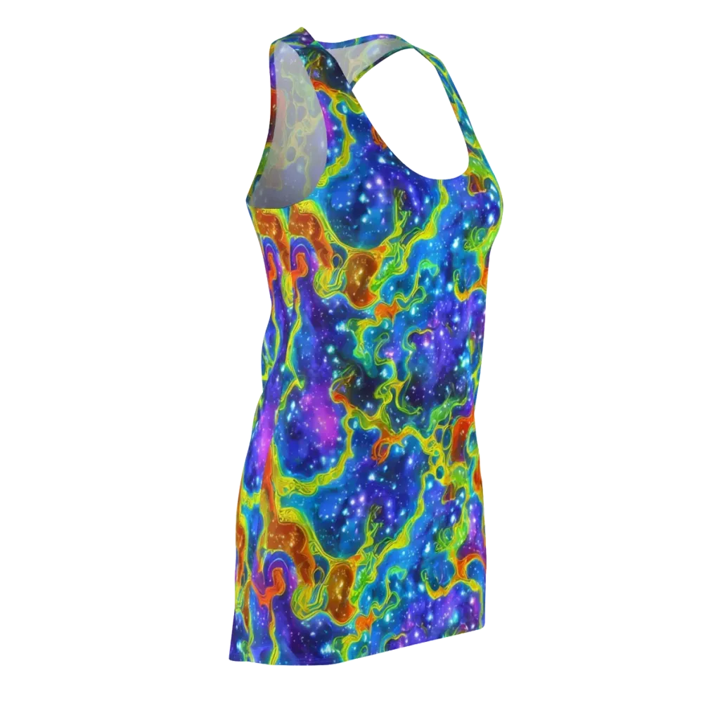 Starfire Maze on Racerback Dress — Front Side