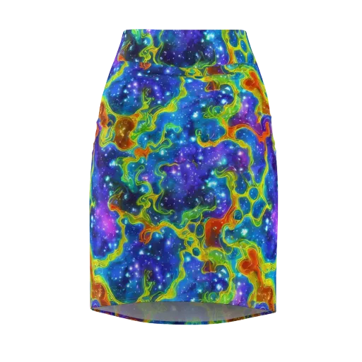 Starfire Maze on a Pencil Skirt