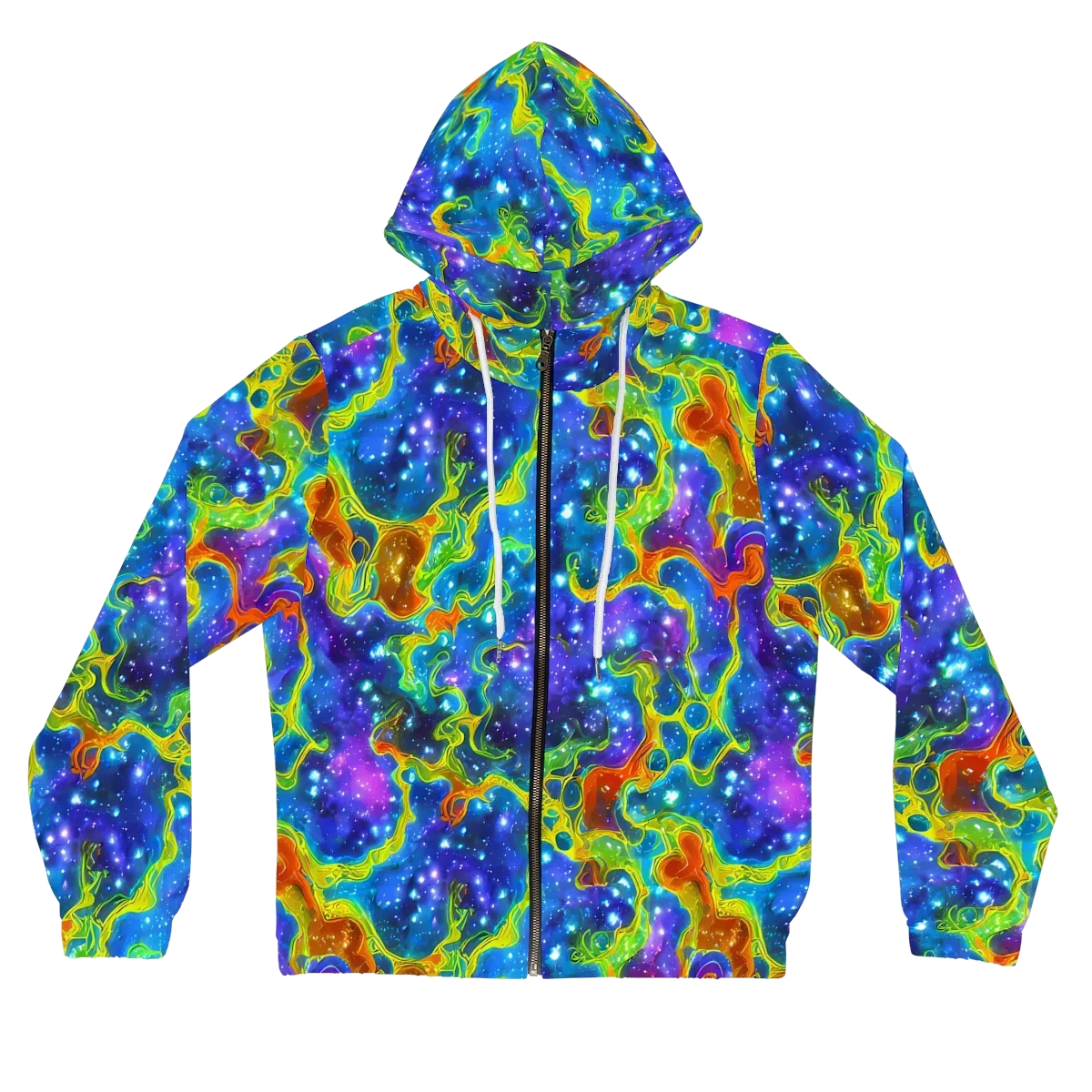 Starfire Maze on Women's Full-Zip Hoodie — Front