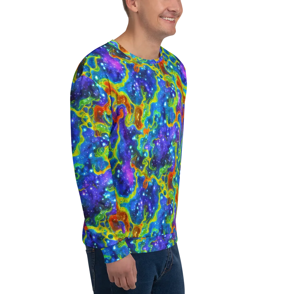 Starfire Maze on Sweatshirt — Right Front