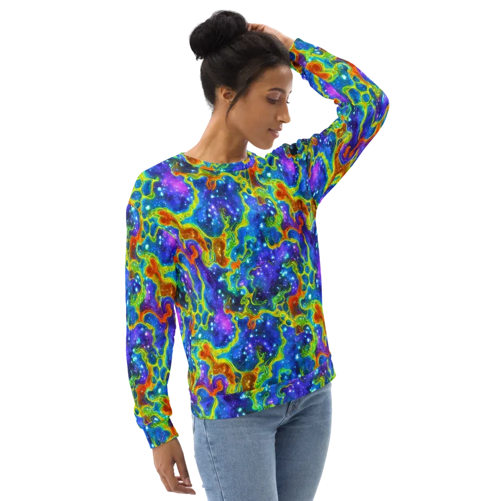 Starfire Maze on Sweatshirt — Right Front