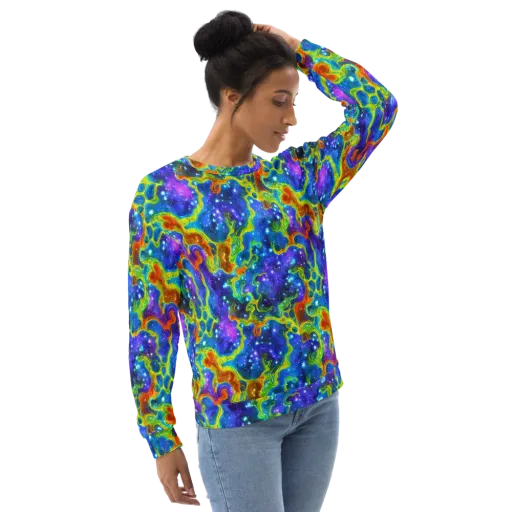 Starfire Maze on a Sweatshirt