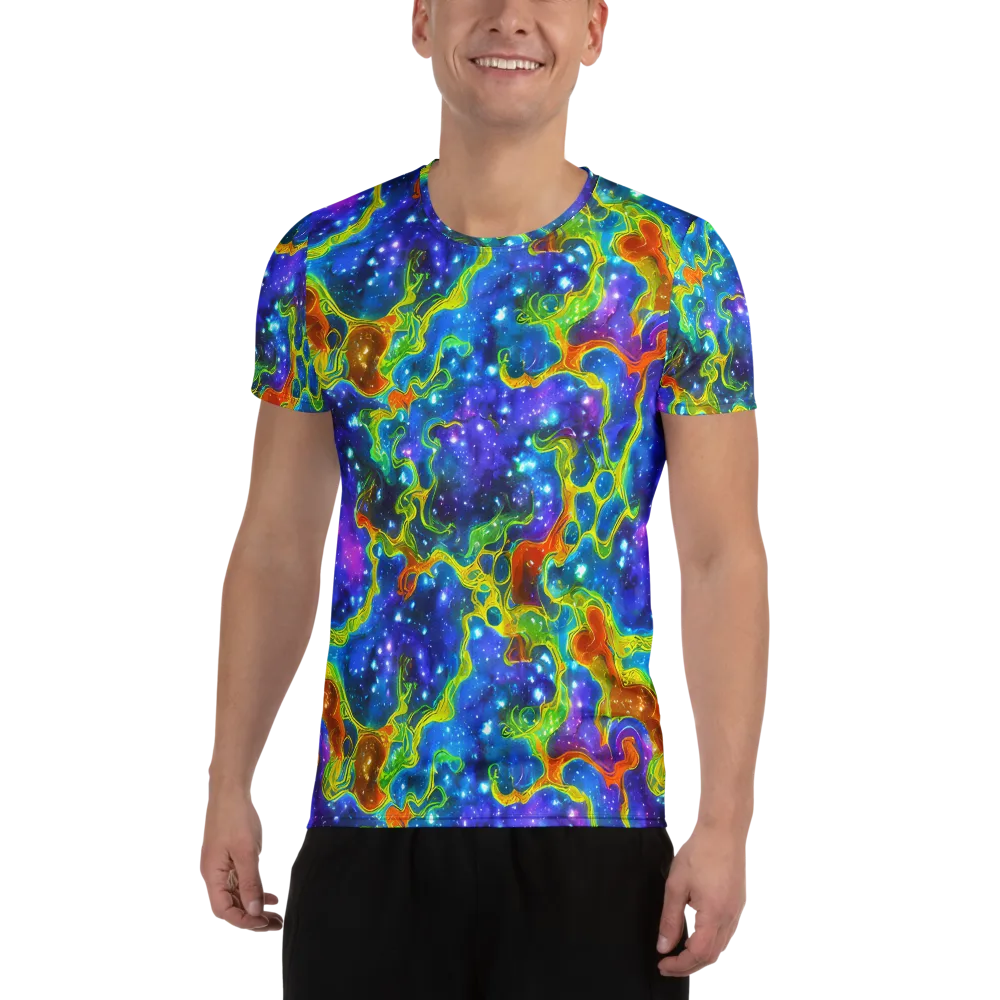Starfire Maze on Men's Athletic T-Shirt — Front