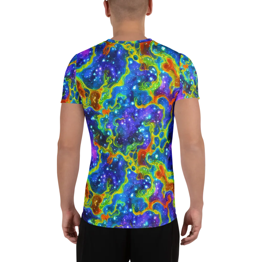 Starfire Maze on Men's Athletic T-Shirt — Back
