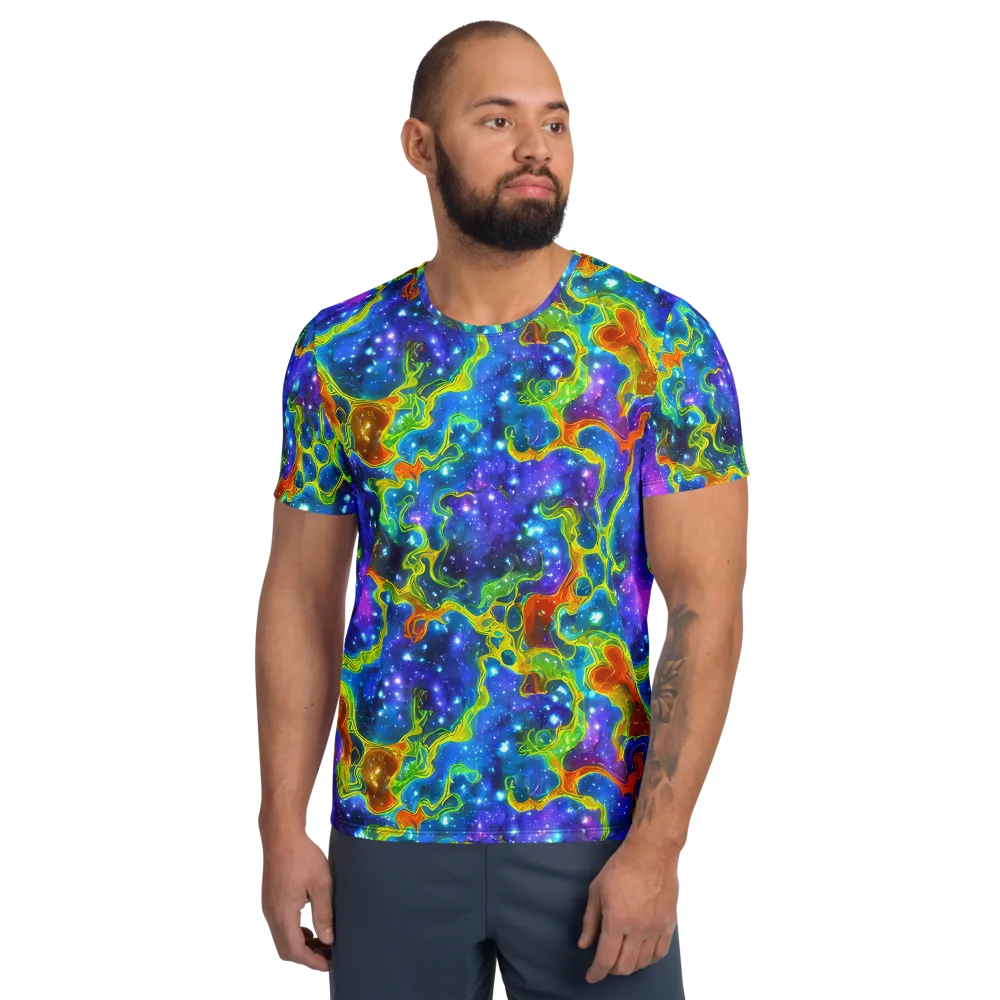 Starfire Maze on Men's Athletic T-Shirt — Front