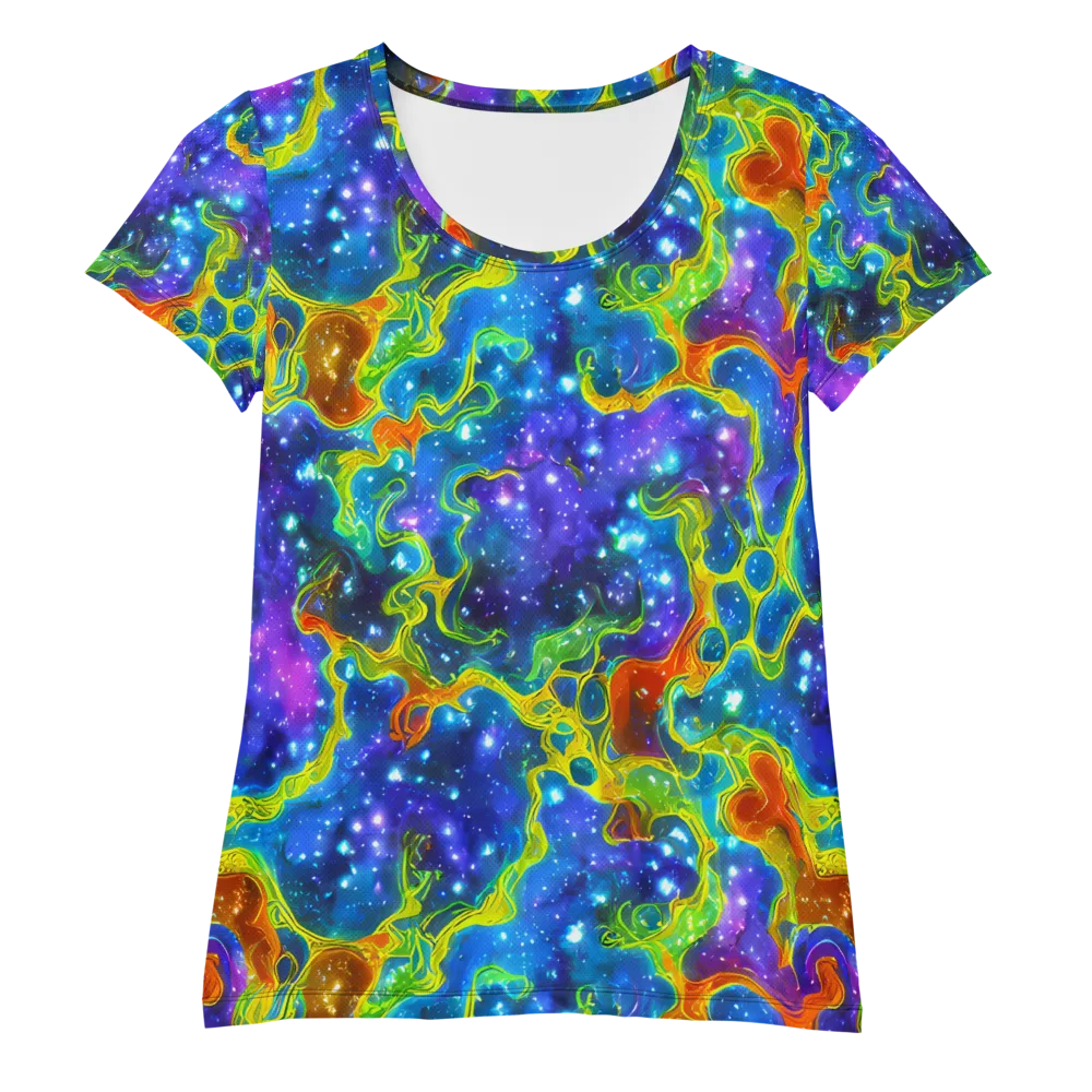 Starfire Maze on Women's Athletic T-Shirt — Front