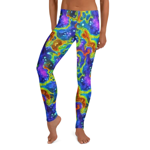 Starfire Maze on a Leggings