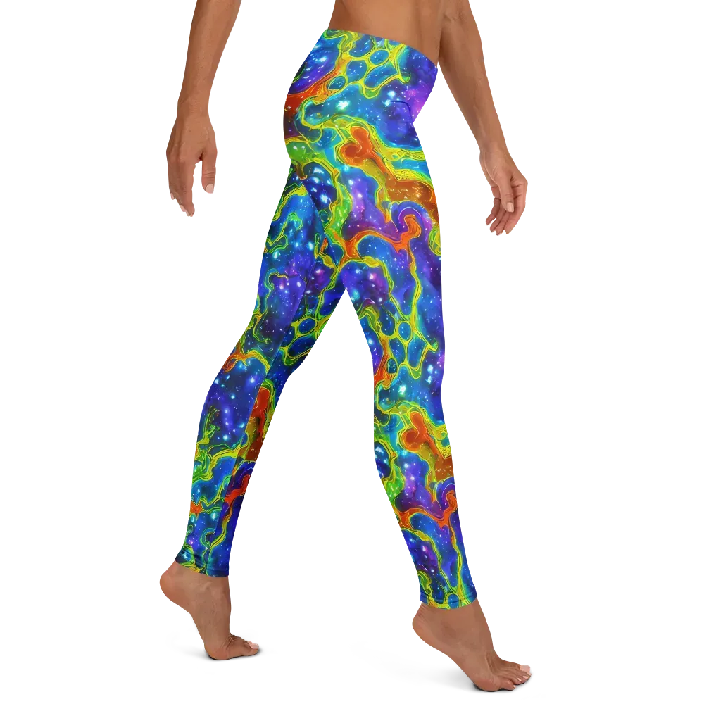 Starfire Maze on Leggings — Right