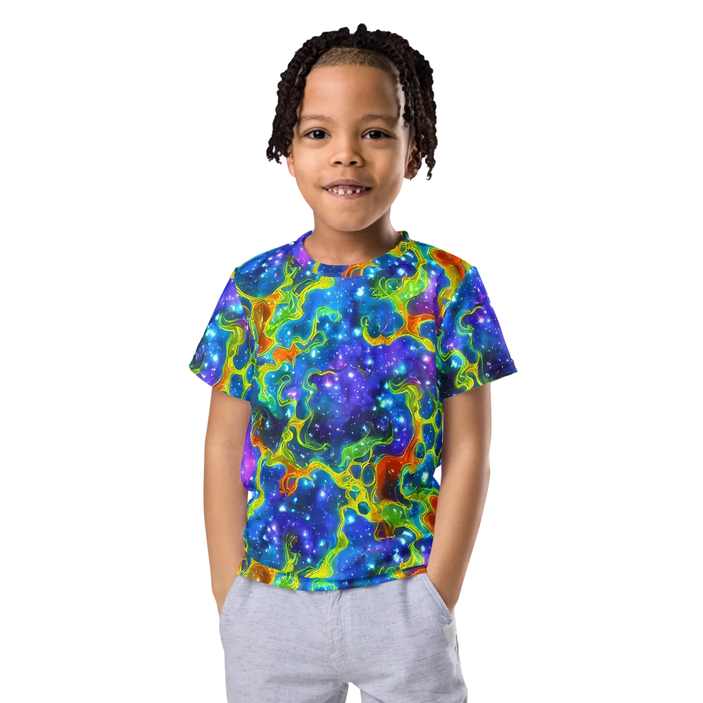 Starfire Maze on Kids Crew Neck T-Shirt — Front