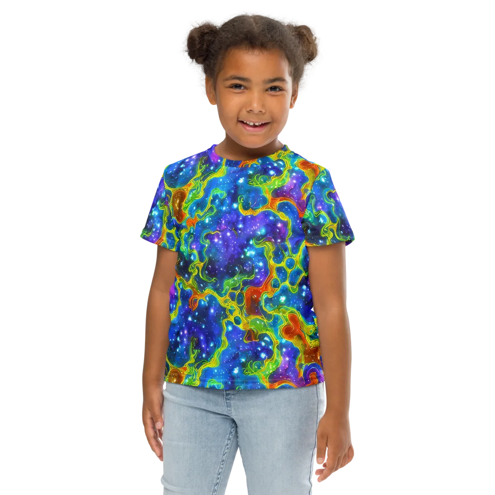 Starfire Maze on Kids Crew Neck T-Shirt — Front