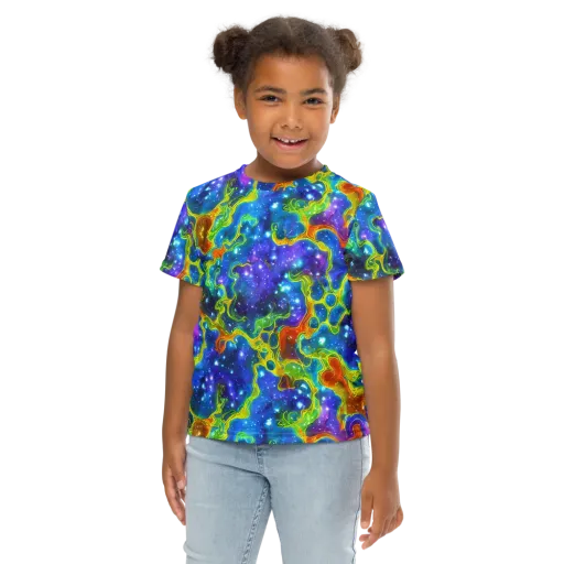 Starfire Maze on a Kids Crew Neck T-Shirt
