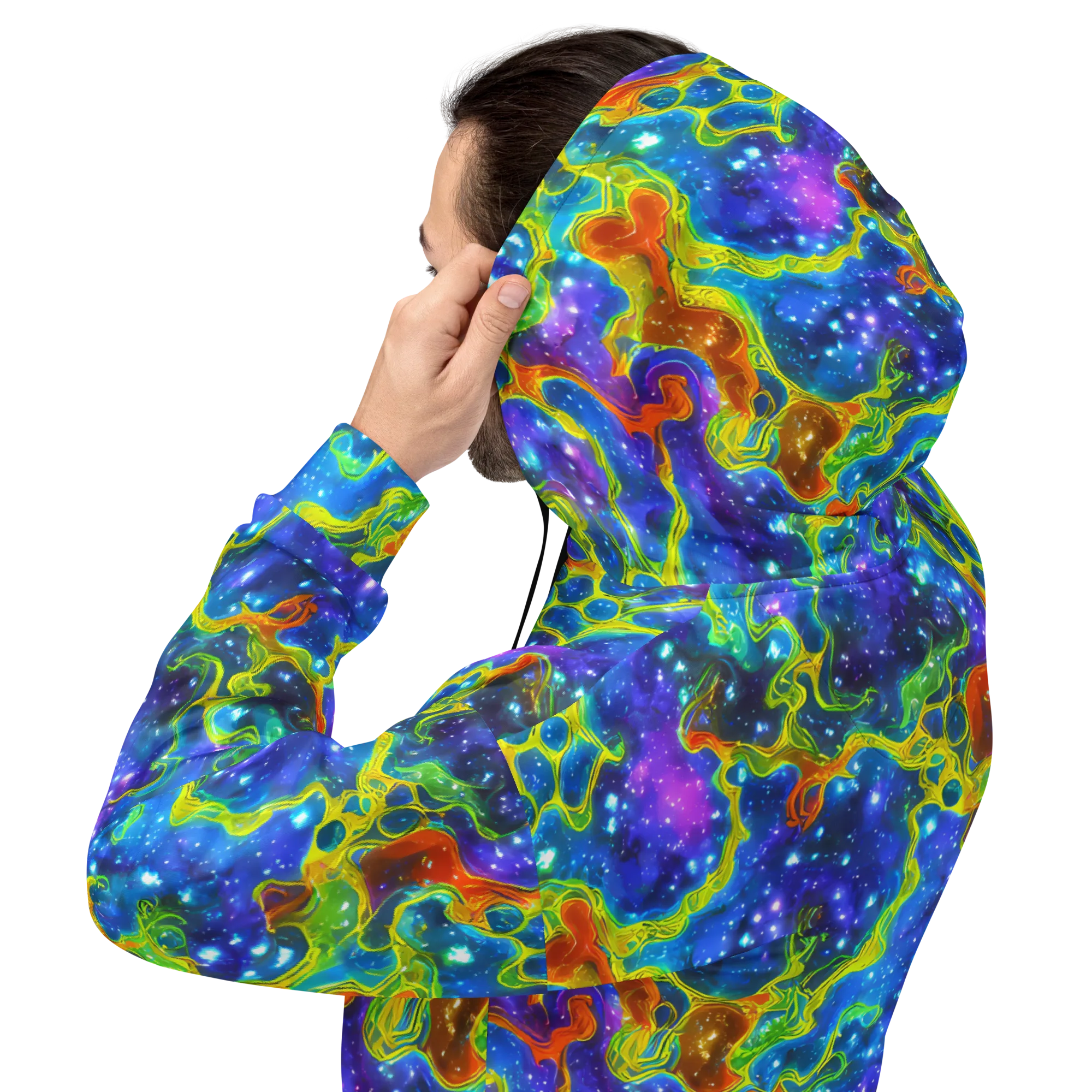 Starfire Maze on Hoodie — Back